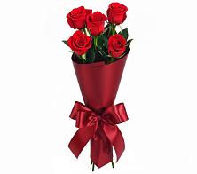 Букет 5 Красных роз Эдлесс Лав в Ивановском Ставропольского края