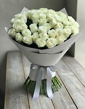 Букет 35 Белых роз в Ивановском Ставропольского края