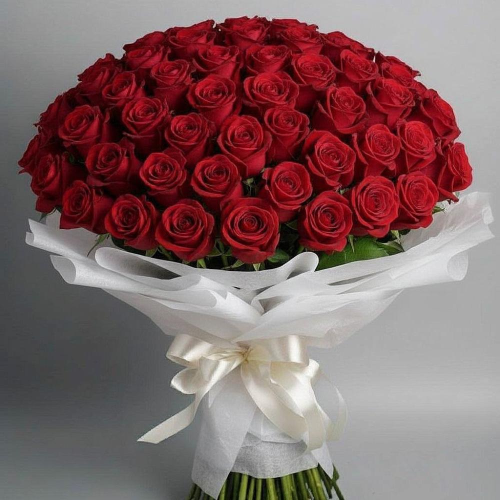 Букет 101 Красная роза Блэк Мэджик в Ивановском Ставропольского края