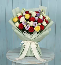 Букет цветов из:  Розы в Ивановском Ставропольского края