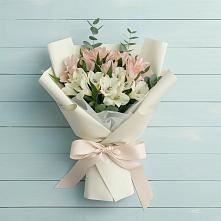 Букет цветов из:  Альстромерии в Ивановском Ставропольского края