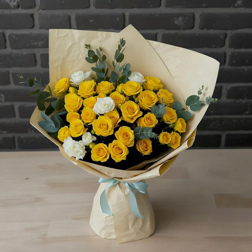 Букет цветов из: Розы в Ивановском Ставропольского края