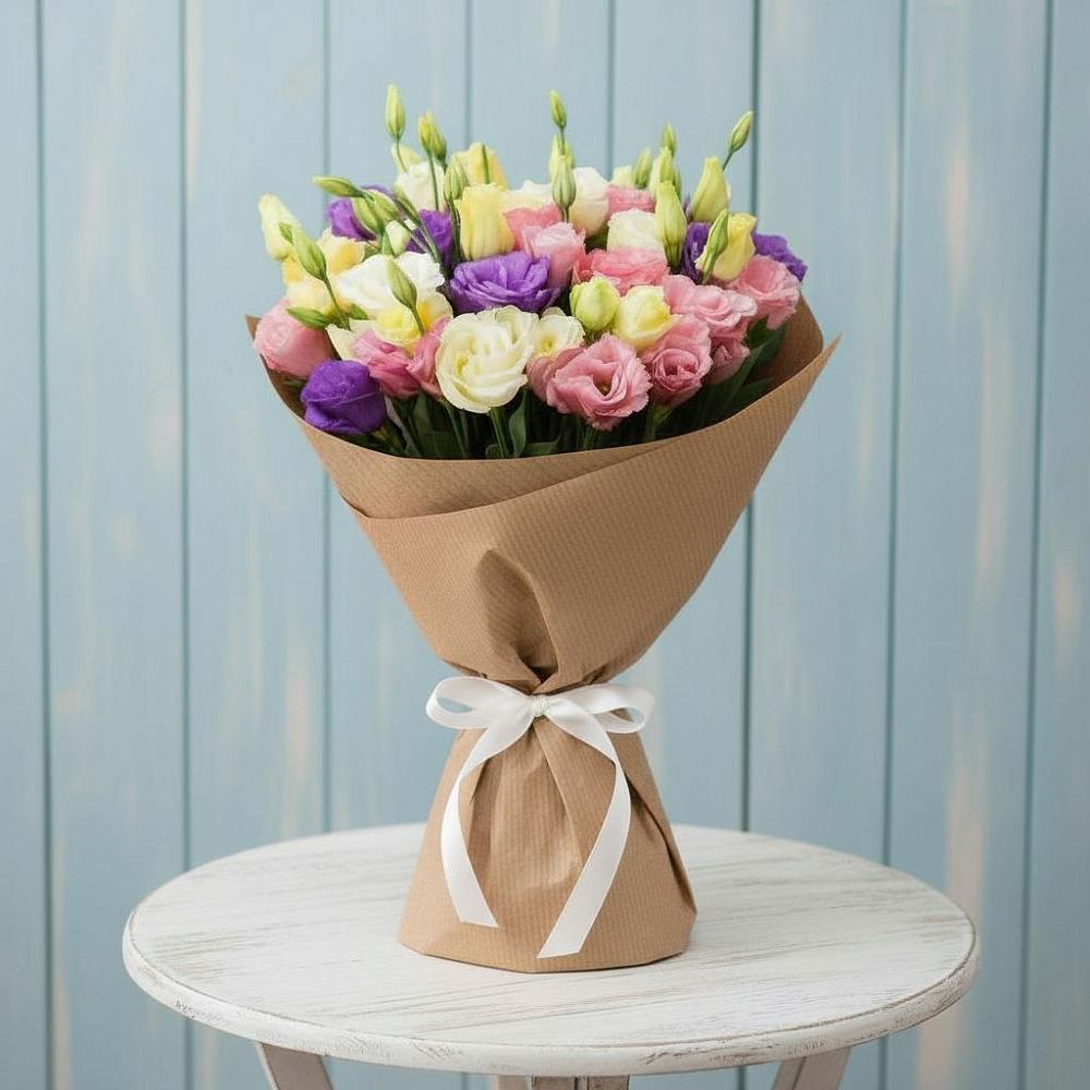 Букет цветов из: Лизиантусы в Ивановском Ставропольского края