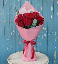Букет цветов из:  Розы в Ивановском Ставропольского края