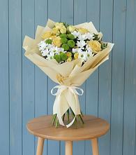 Букет цветов из:  Хризантемы и Розы в Ивановском Ставропольского края