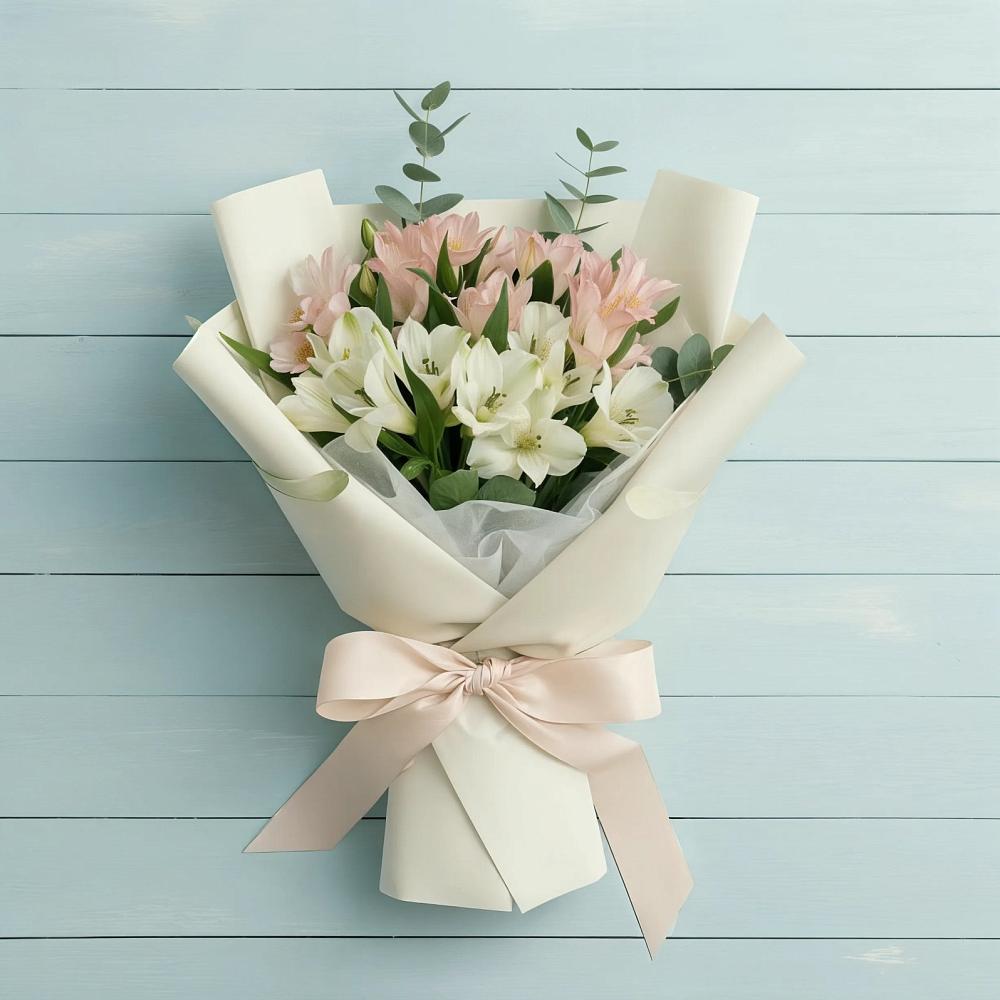 Букет цветов из: Альстромерии в Ивановском Ставропольского края