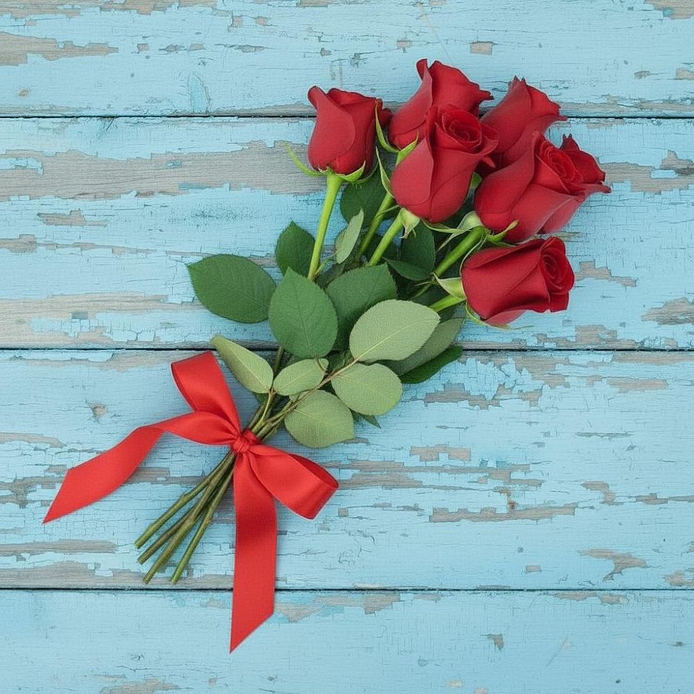 Букет Красные розы в Ивановском Ставропольского края