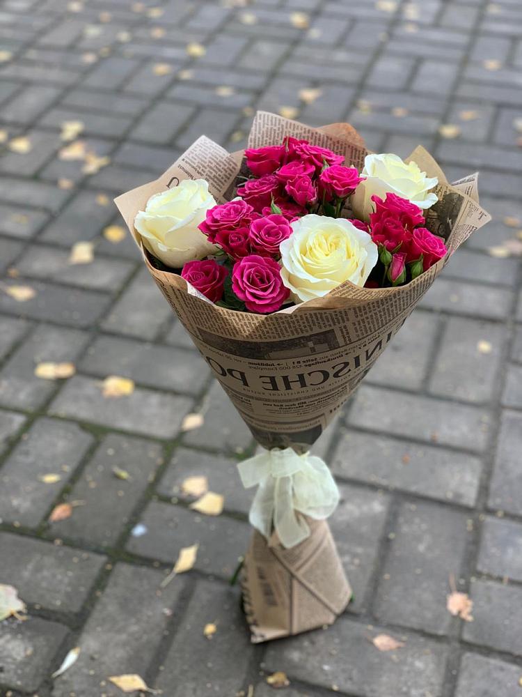 Букет цветов из: Розы в Ивановском Ставропольского края