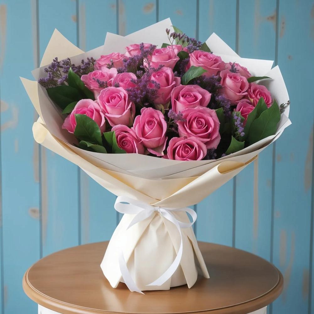 Букет цветов из: Розы в Ивановском Ставропольского края