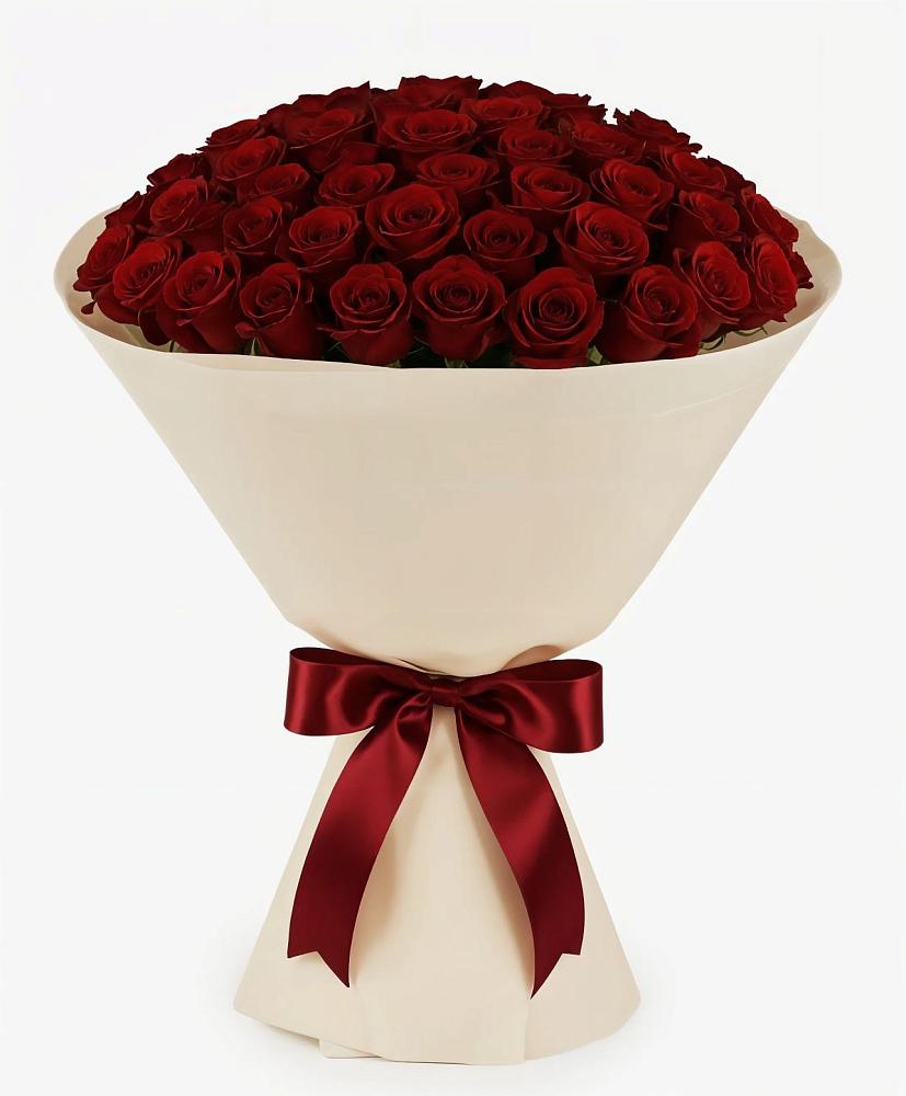 Букет 101 Бордовая роза Блэк Бакарра в Ивановском Ставропольского края