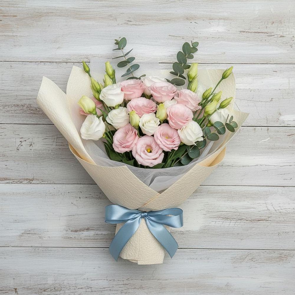 Букет цветов из: Лизиантусы в Ивановском Ставропольского края